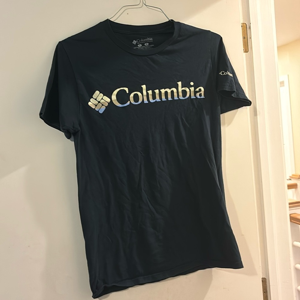 Men’s Columbia t shirt navy men’s small